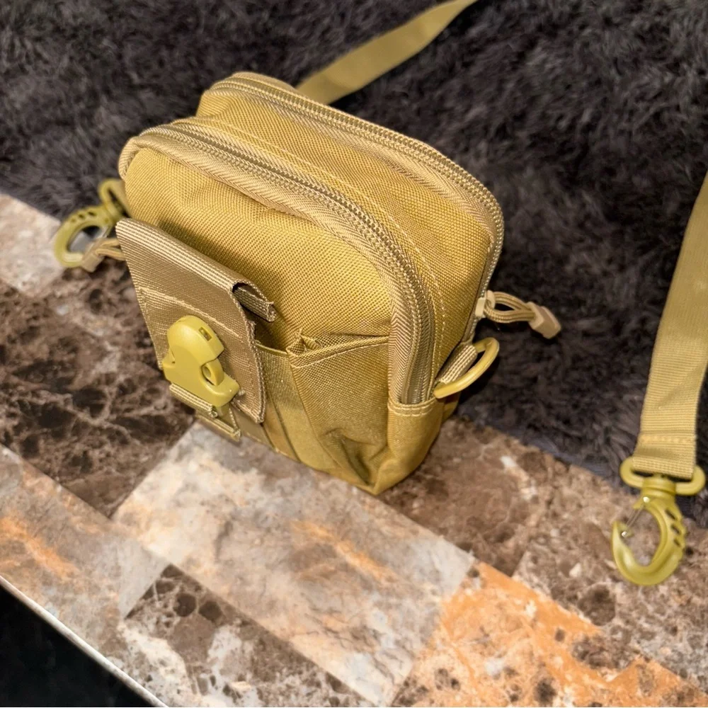 Olive Green Men's Crossbody Bag